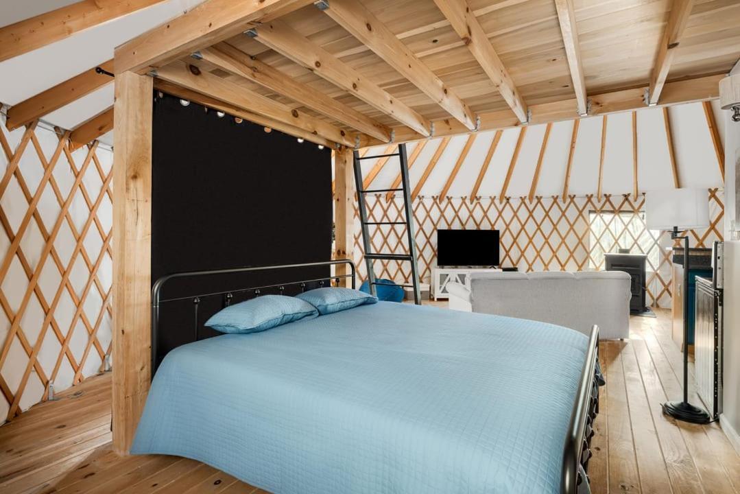 Modern Yurt W River Access, Hot Tub, Wifi & Grill Wardensville Kültér fotó
